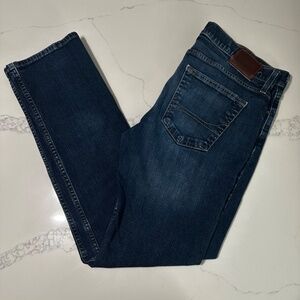 Hollister Dark Blue Denim Jeans - Size 34x34, Slim Straight - Used, Good